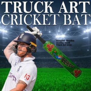 Truck Art Cricket Bat (Size : Approx 91.44 cm)