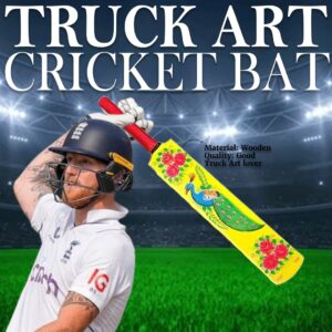 Truck Art Cricket Bat (Size : Approx 91.44 cm)