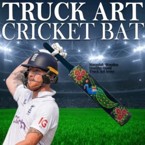 Truck Art Cricket Bat (Size : Approx 91.44 cm)