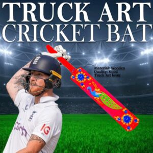 Truck Art Cricket Bat (Size : Approx 91.44 cm)