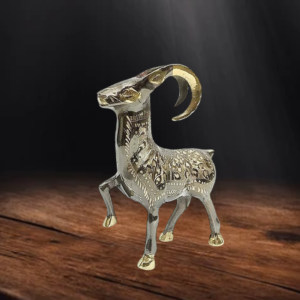 Brass Markhor (Size:15 cm)