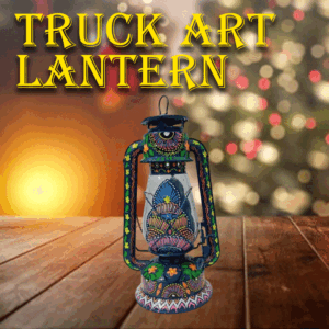 Truck Art Lantern (H-35cm)