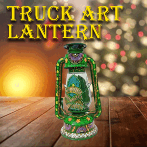 Truck Art Lantern (H-35cm)