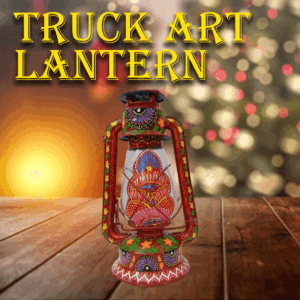 Truck Art Lantern (H-35cm)