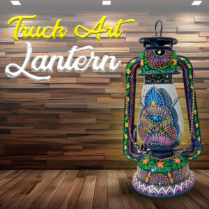 Truck Art Lantern (H-32cm)