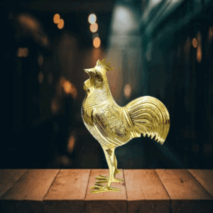 Brass Golden Cock (Size: 20 cm)