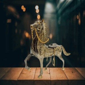 Brass Horse (Size: 20 cm)