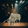 Brass Bull (Size: 20 cm) - Image 2