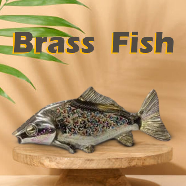 Brass Fish (Size: 20 cm) - Treasure Pakistan