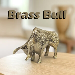 Brass Bull (Size: 20 cm)