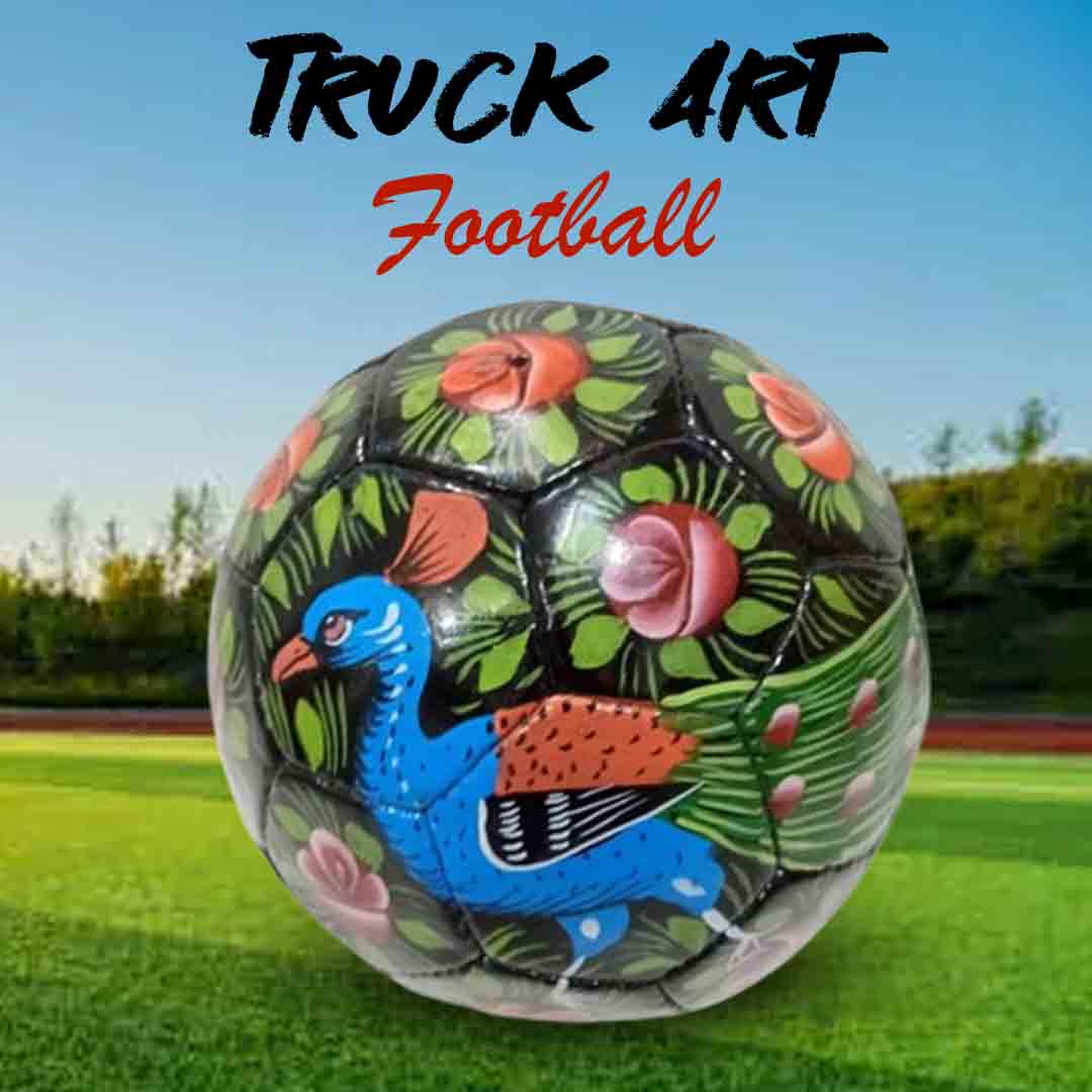 Front view of Truck Art Football