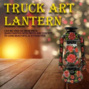 Truck Art Lantern (H-32cm)