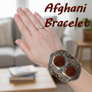 Afghani Bracelet With Artificial Stone