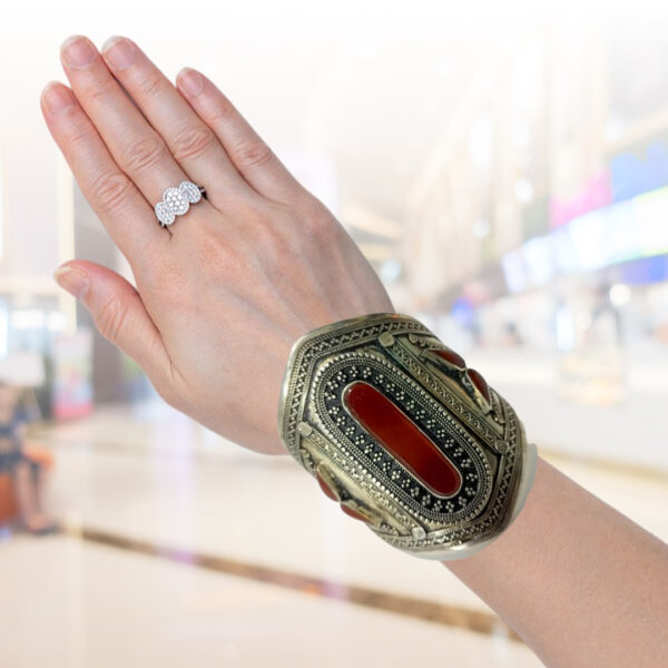 Afghani Bracelet With Artificial Stone