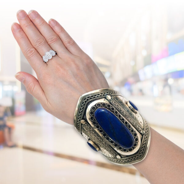 Afghani Bracelet With Artificial Stone