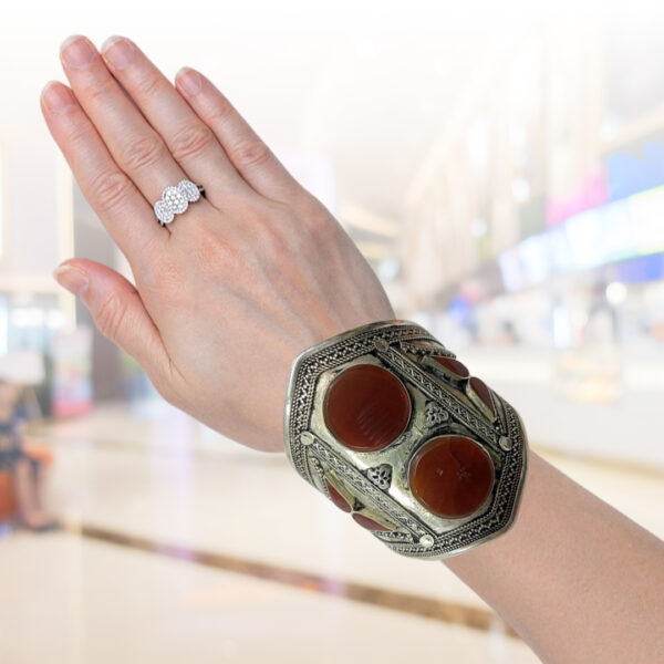 Afghani Bracelet With Artificial Stone