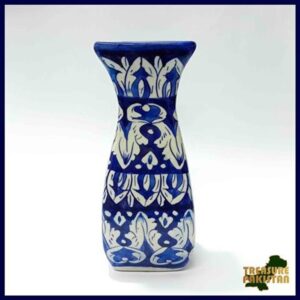 Blue Pottery Vase (Height : 22cm)