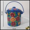Truck Art Milk Bucket (Size : 15cmx12cm)