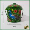 Truck Art Milk Bucket (Size : 15cmx12cm)