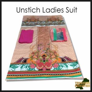 Lawn Suit For Ladies/3 Piece Suit For Ladies/Printed Lawn Suit For Ladies/Multicolor Printed Lawn Suit