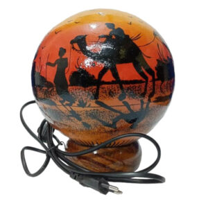Camel Skin Lamp Round Shape (Size : 23 cm)