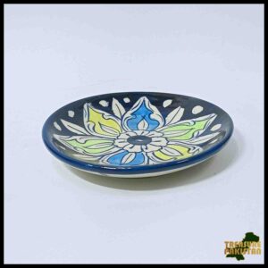 Blue Pottery Plate Size:(D-11 cm) Design 16