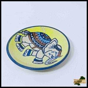 Blue Pottery Plate Size:(D-11 cm) Design 2