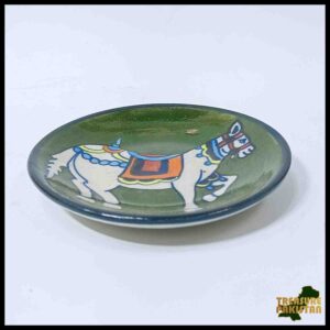 Blue Pottery Plate Size:(D-11 cm) Design 5