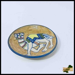 Blue Pottery Plate Size:(D-11 cm) Design 3