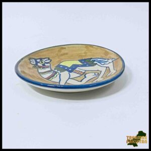 Blue Pottery Plate Size:(D-11 cm) Design 3