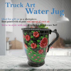 Truck Art Water Jug (H-20cm/Capacity 2 Litre)