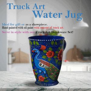 Truck Art Water Jug (H-20cm/Capacity 2 Litre)