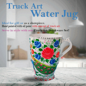 Truck Art Water Jug (H-20cm/Capacity 2 Litre)