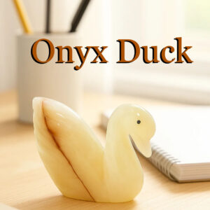 Onyx Duck (Size : 10 cm)