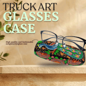 Truck Art Glass Case (W:15cm)