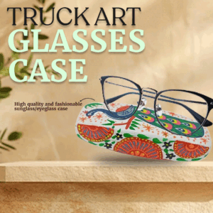 Truck Art Glass Case (W:15cm)