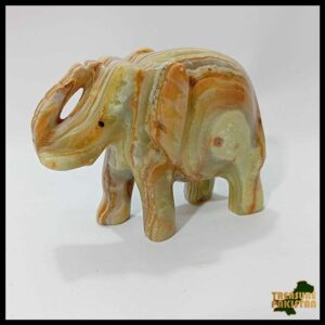 Onyx Elephant (Size : 10 cm)