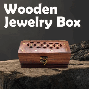 Wooden Jewelry Box (15 X 10 cm)