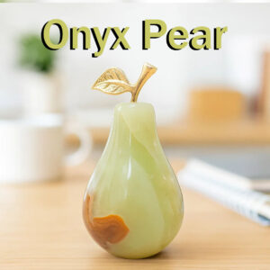Onyx Pear (Size:7.5 X 5 cm)