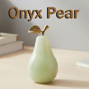 Onyx Pear (Size:7.5 X 5 cm)