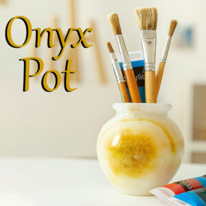 Onyx Pot (Size : 7.5 cm)