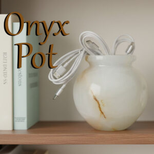 Onyx Pot (Size : 7.5 cm)