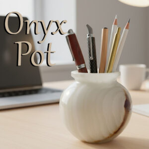Onyx Pot (Size : 7.5 cm)