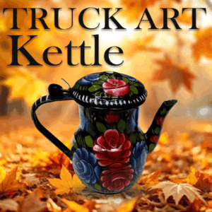 Truck Art Kettle (H-15cm)