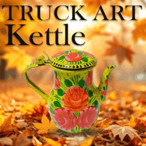 Truck Art Kettle (H-15cm)