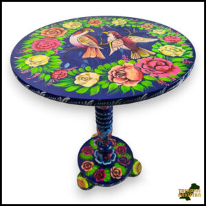 Truck Art Wooden Table (D-45.72 cm | H:53.34 cm)