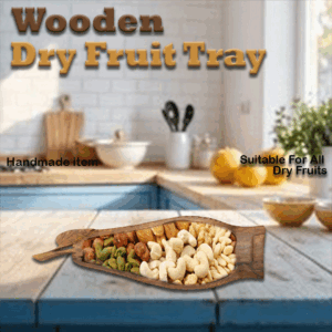 Wooden Dry Fruit Tray Size:(H-36 : D-24)cm