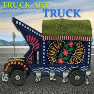 Truck Art Truck (W-15cm:H-10cm)