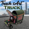 Truck Art Truck (W-15cm:H-10cm)