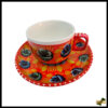 Hand-Painted Truck Art Tea Cup and Saucer Set